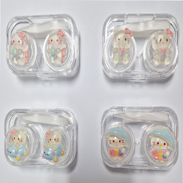 고양이 콘택트렌즈 케이스